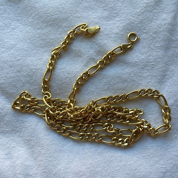 Gold tone metal chain necklaces - Picture 7 of 7